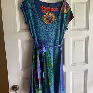 Desigual Floral Print Dress Size M/L